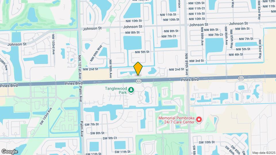 9615 NW 1st Ct Map and Location Details
