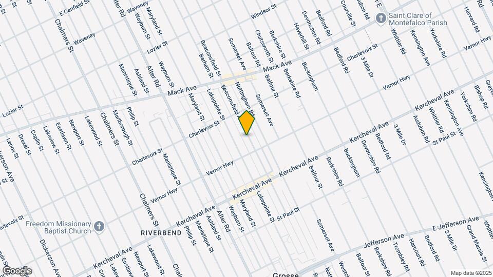1331 Beaconsfield Ave Mapa y Detalles de la Ubicación
