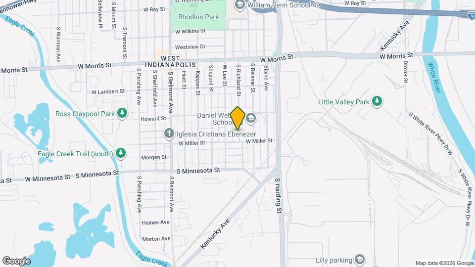 1444 S Richland St Map and Location Details