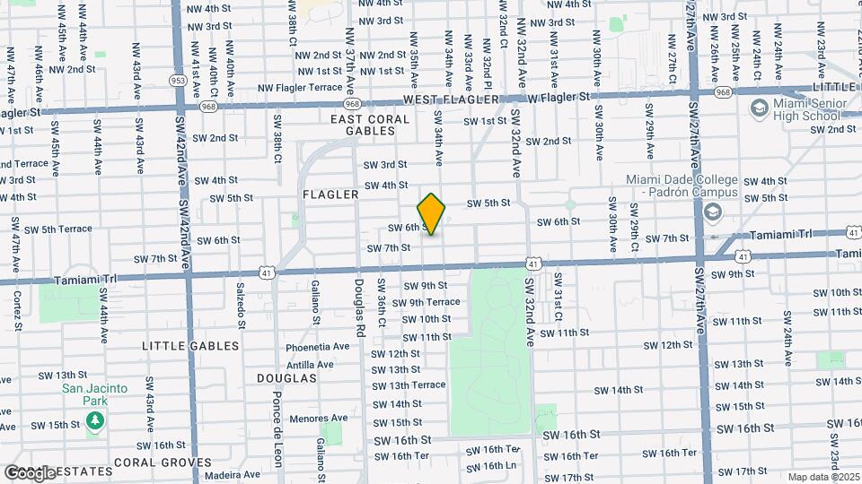 3429 SW 7th St Map and Location Details