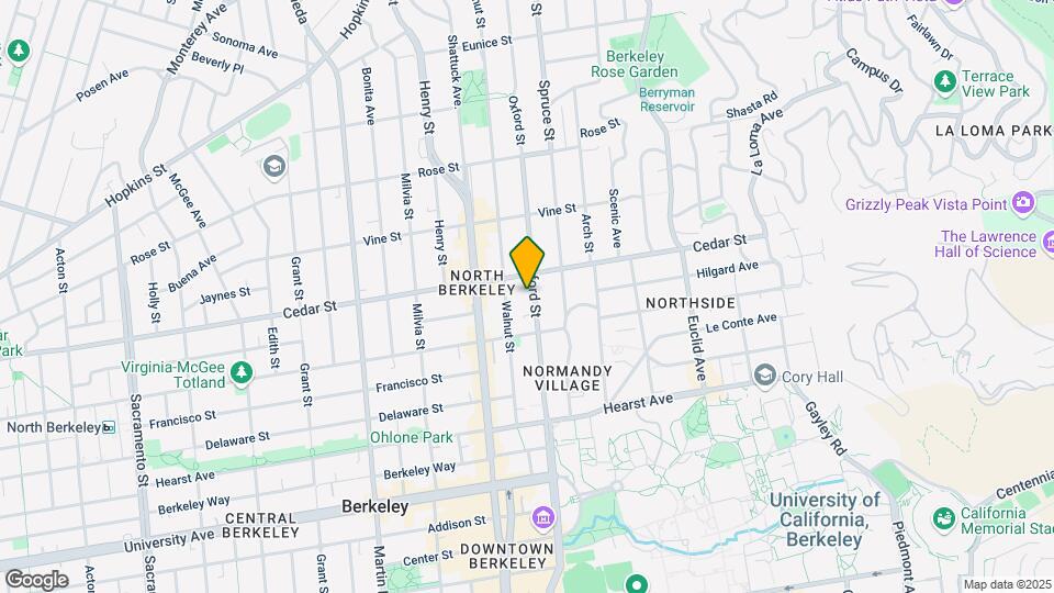 1634 Oxford St Map and Location Details