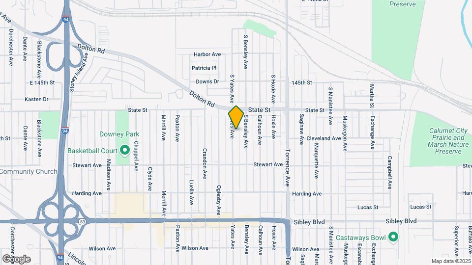 307 Yates Ave Map and Location Details