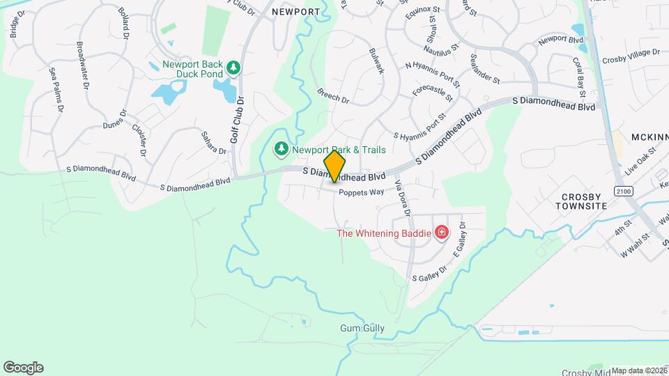 1110 Poppets Way Mapa y Detalles de la Ubicación