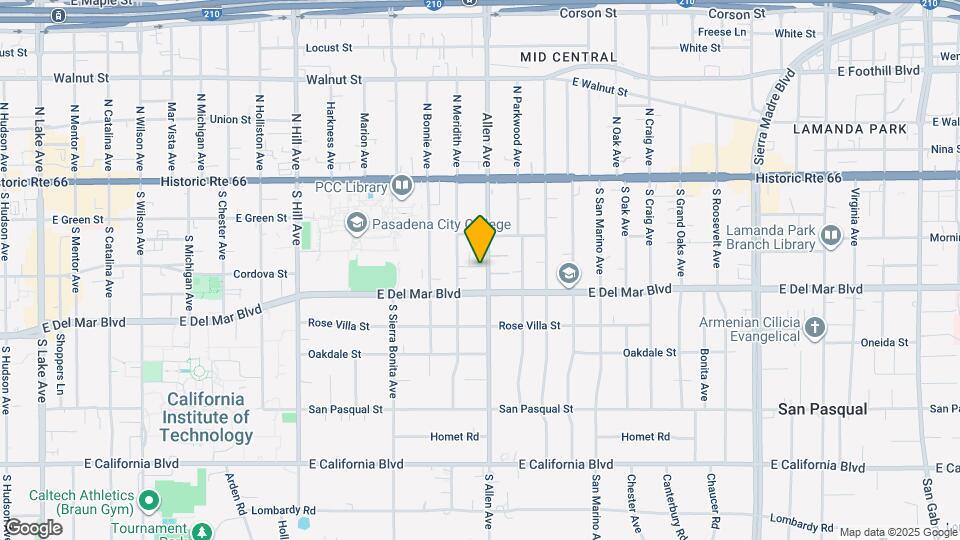 175 S Allen Ave Map and Location Details