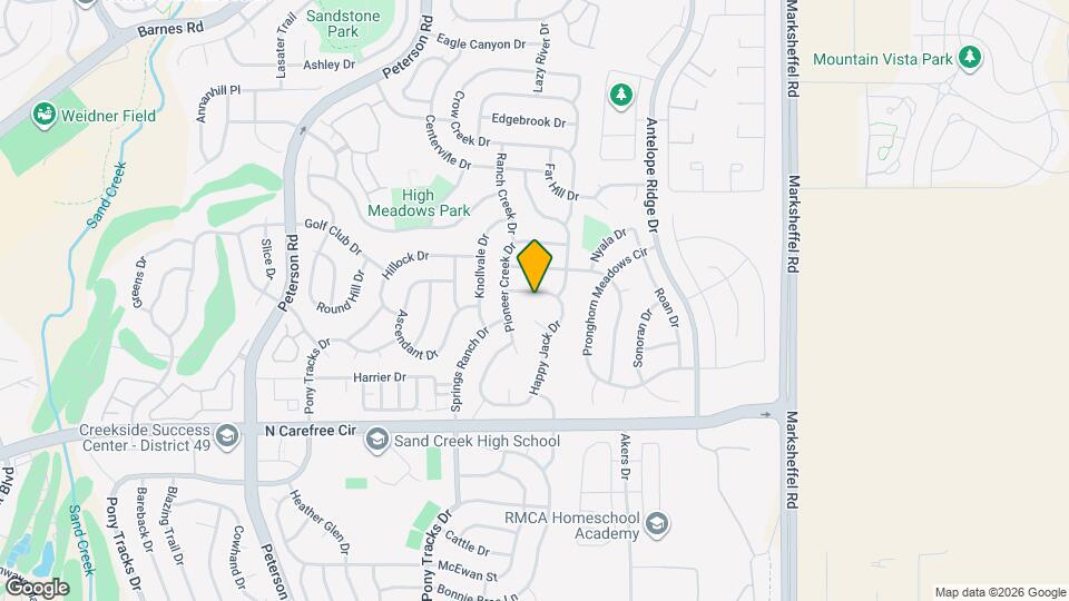 4107 Happy Jack Dr Map and Location Details