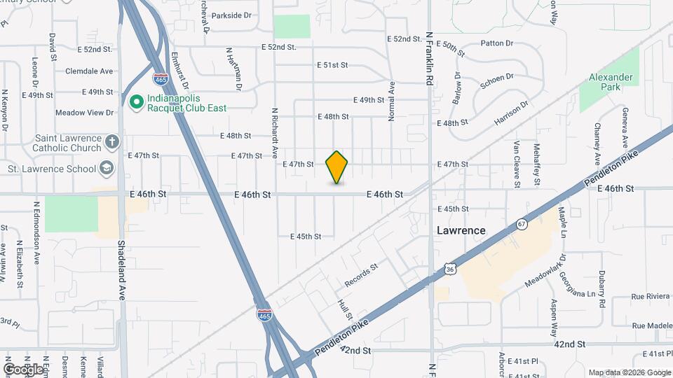 7702 E 46th St Map and Location Details