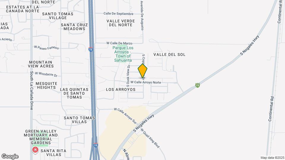 641 W Flaming Arrow Dr Mapa y Detalles de la Ubicación