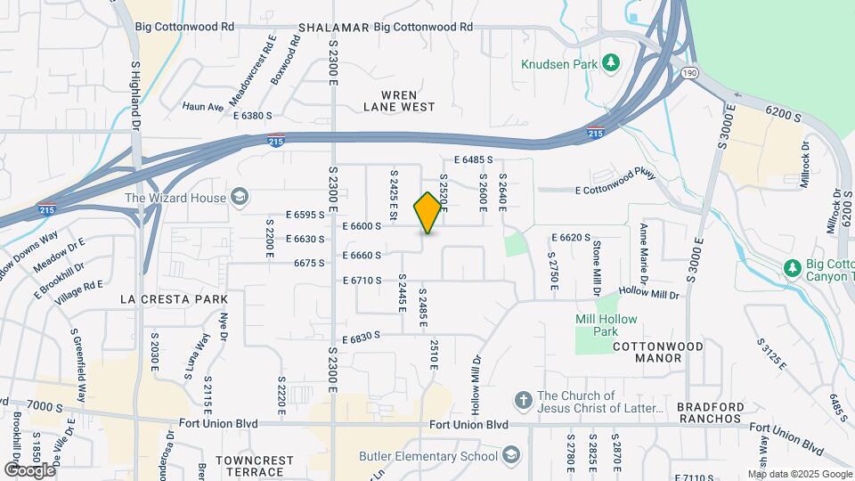 6629 S Guntherwoods Ln Map and Location Details