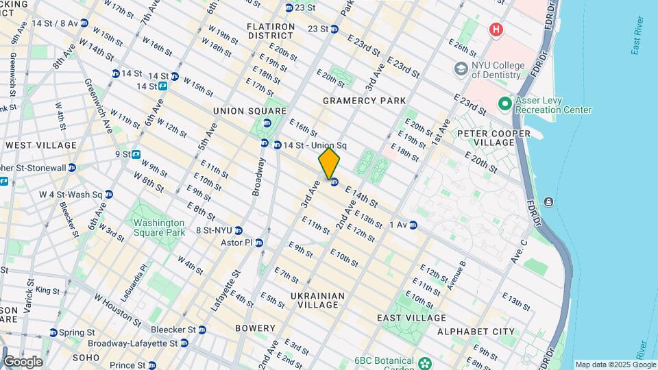 212 E 14th St Mapa y Detalles de la Ubicación
