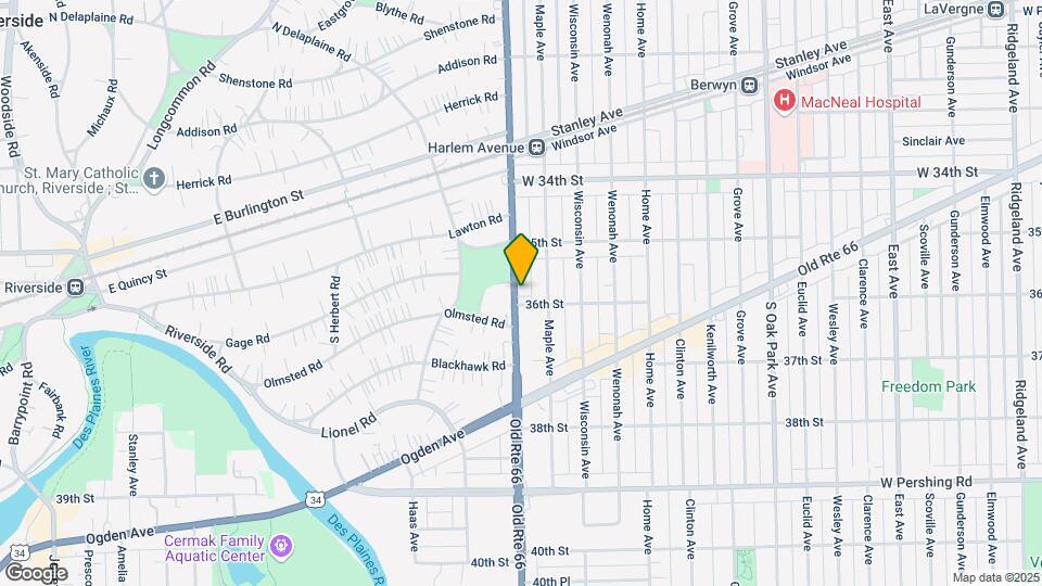 3537 Harlem Ave Map and Location Details