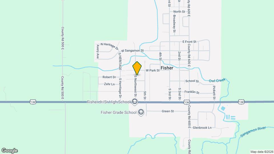 406 S Northwest St Map and Location Details