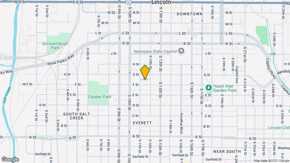 1122 F Street Map and Location Details