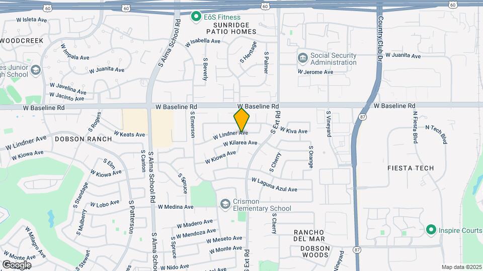 831 W Lindner Ave Map and Location Details