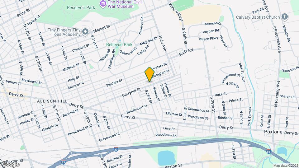 2326 Berryhill St Map and Location Details