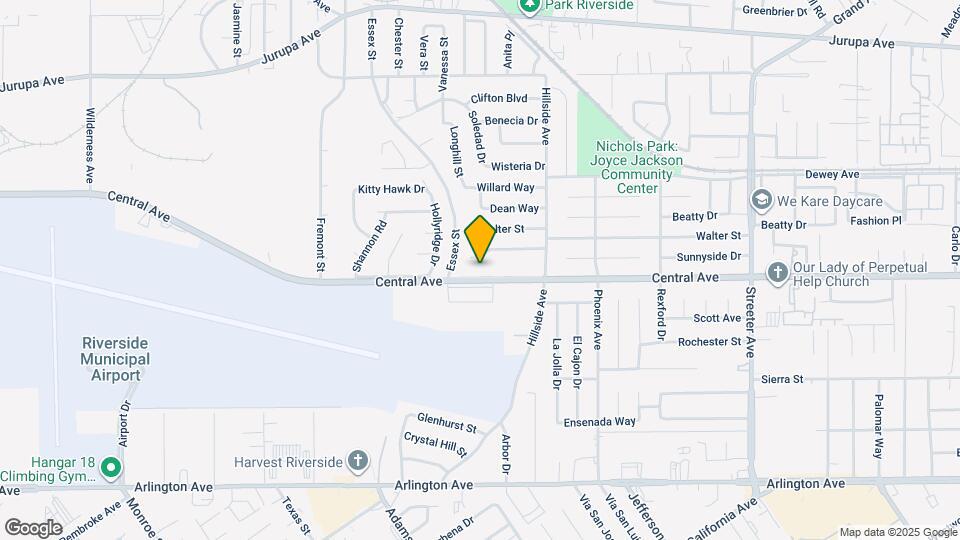5827 Central Ave Map and Location Details