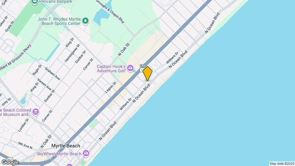 2301 N Ocean Blvd Map and Location Details