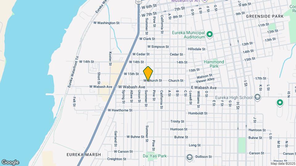 1645 Summer St Map and Location Details