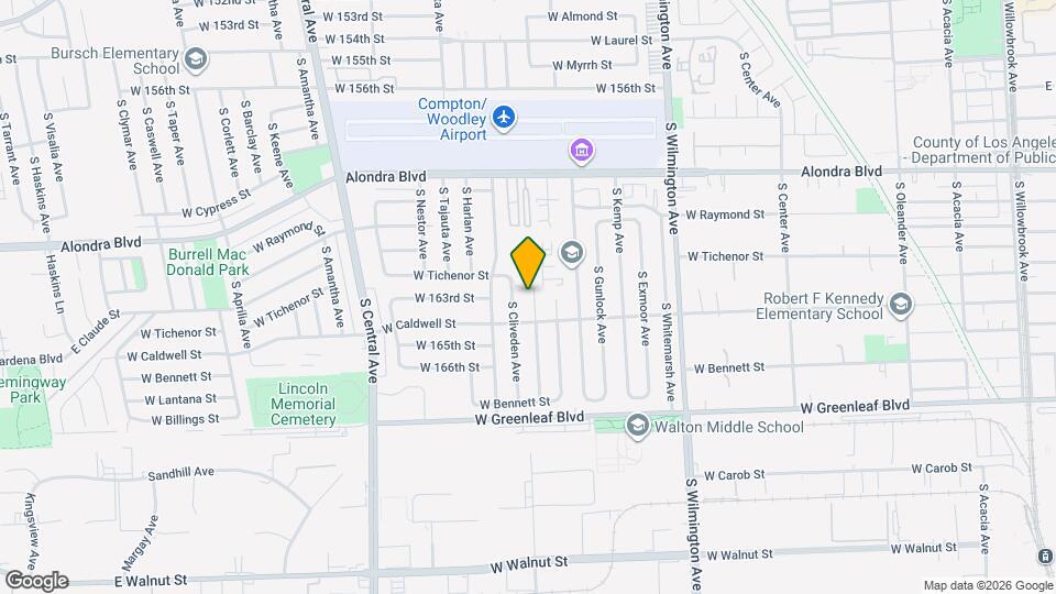 1205 S Broadacres Ave Map and Location Details