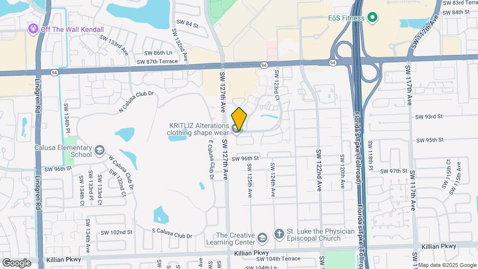 12521 SW 94th Terrace Map and Location Details