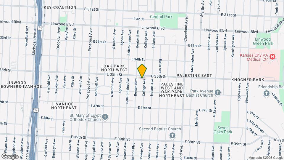 3510 College Ave Map and Location Details