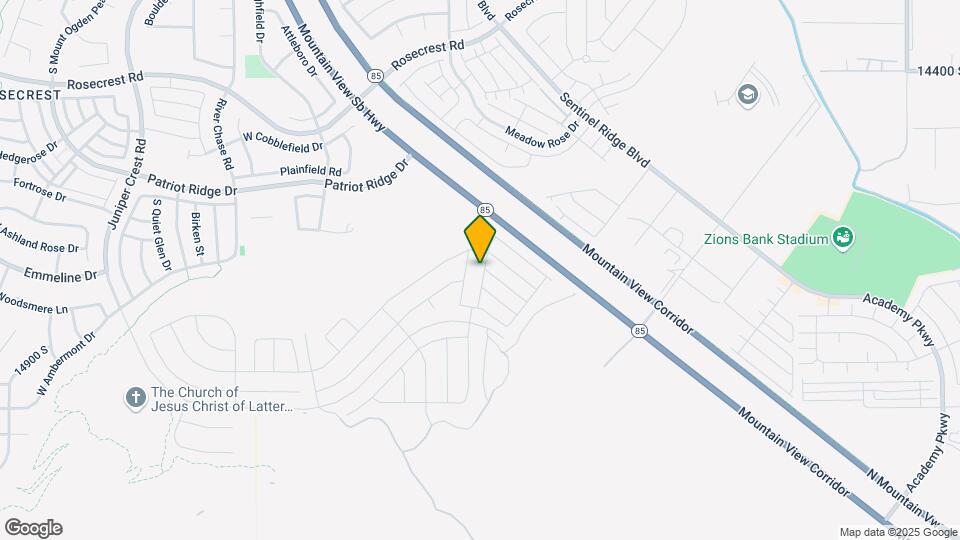14762 S Patten Ln Map and Location Details