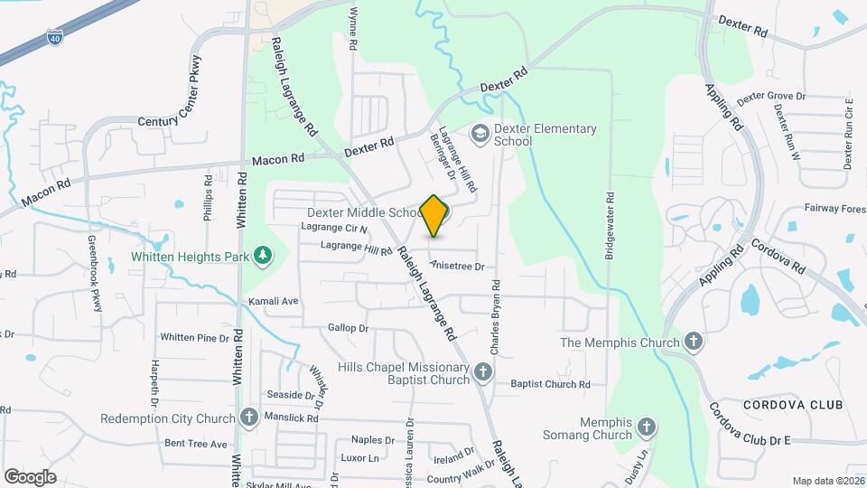 1382 Exbury Dr Map and Location Details