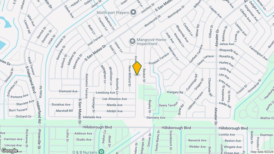 4542 Inverness St Map and Location Details