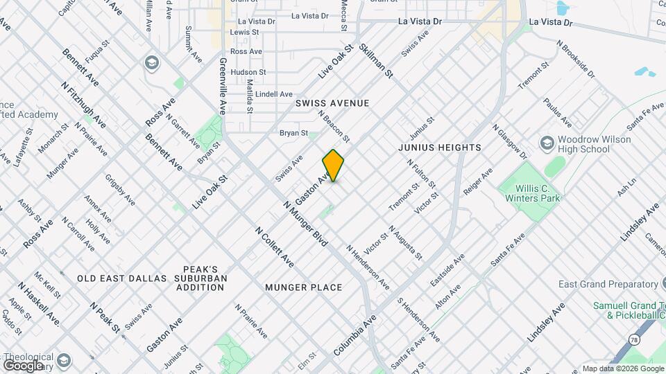 723 Dumont St Map and Location Details