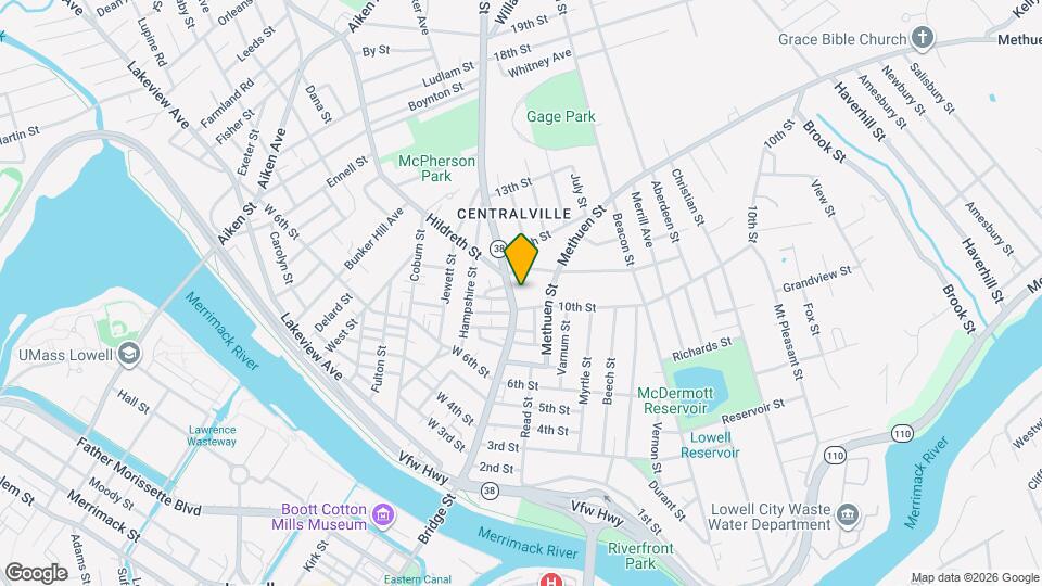 715 Bridge St Map and Location Details