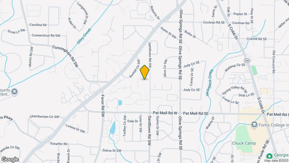 1950 Ripple Creek Ct SW Mapa y Detalles de la Ubicación