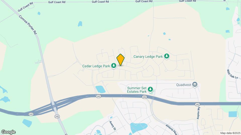14527 Cedar Ledge Ln Map and Location Details