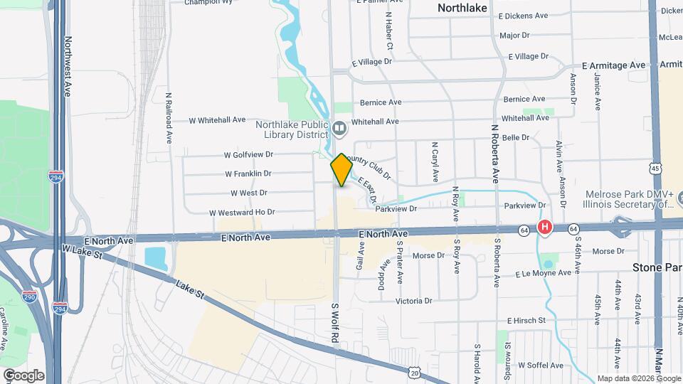 77 N Wolf Rd Map and Location Details