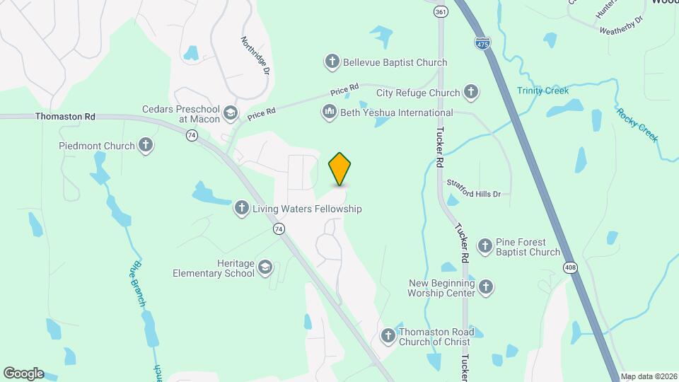 254 York Ln Map and Location Details