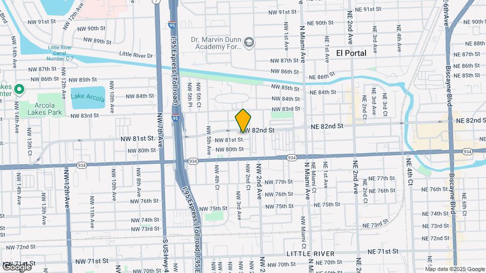 261 NW 81st St. Map and Location Details