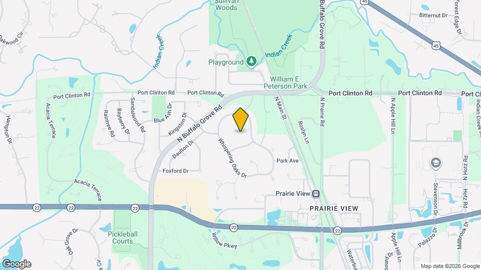 2872 Whispering Oaks Ct Map and Location Details