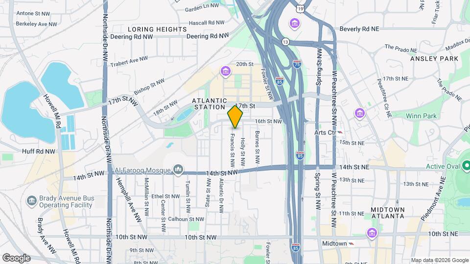 1257 Francis St NW, Unit SI ID1596444P Mapa y Detalles de la Ubicación