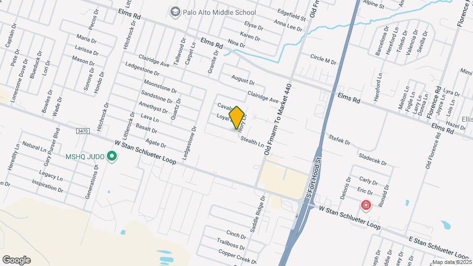 1208 Vanguard Ln Map and Location Details