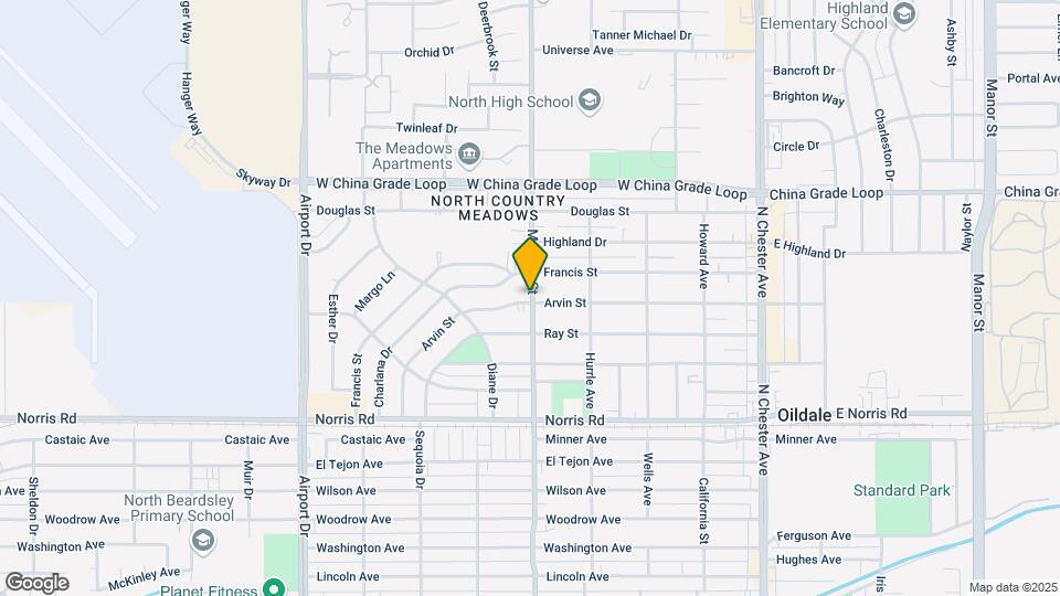 1905 McCray St Map and Location Details