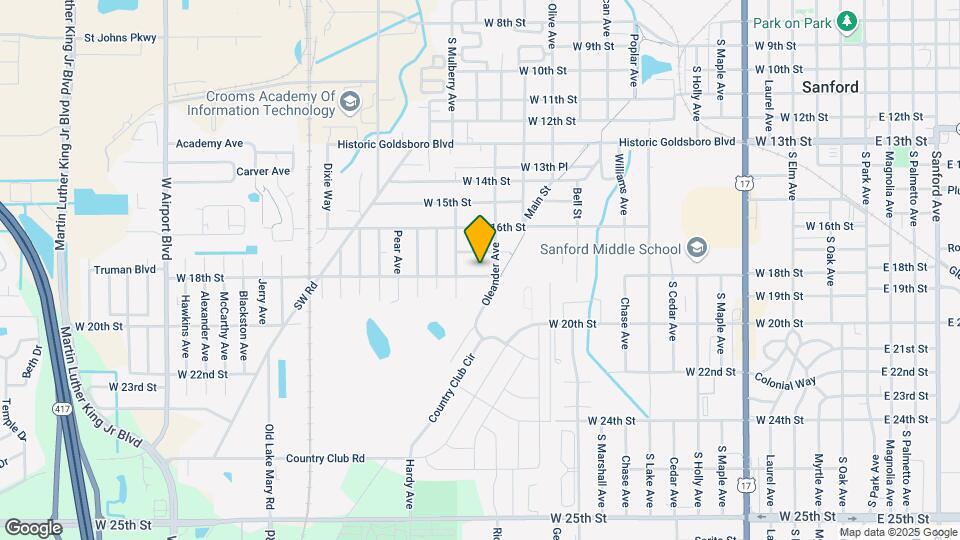 1506 W 18th St Map and Location Details