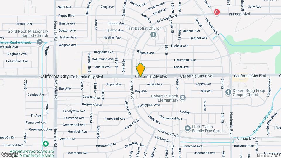 8700 California City Blvd Map and Location Details