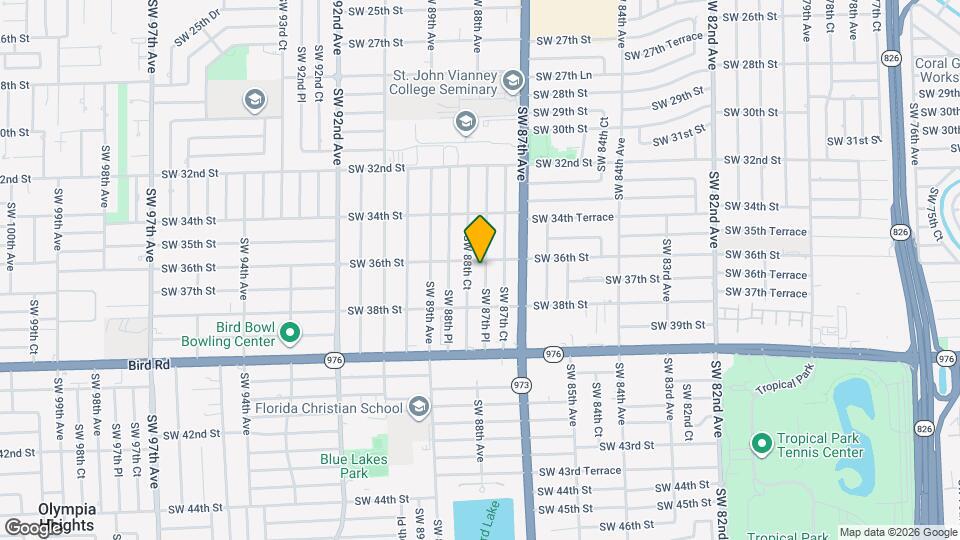 3610 SW 87th Pl Map and Location Details
