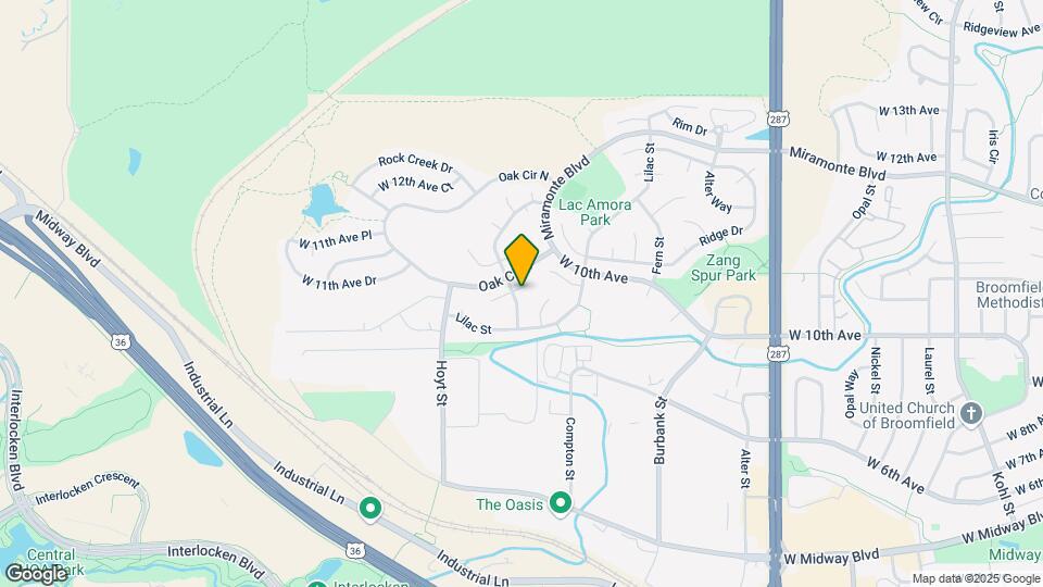 2996 W 10th Ave Cir Map and Location Details