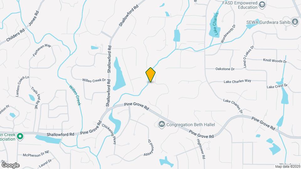 3010 Bluffton Way Map and Location Details