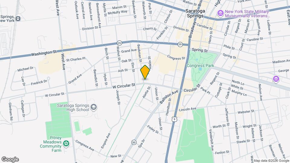 2 S Franklin St, Unit 2A S Franklin St Map and Location Details