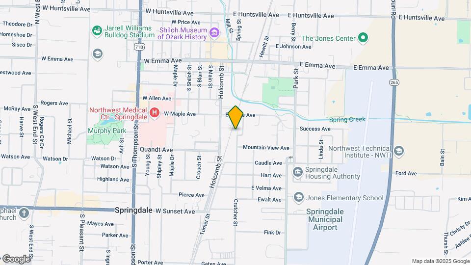 516 Crutcher St Map and Location Details