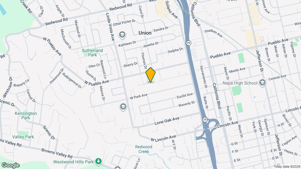 2109 Morlan Dr Map and Location Details