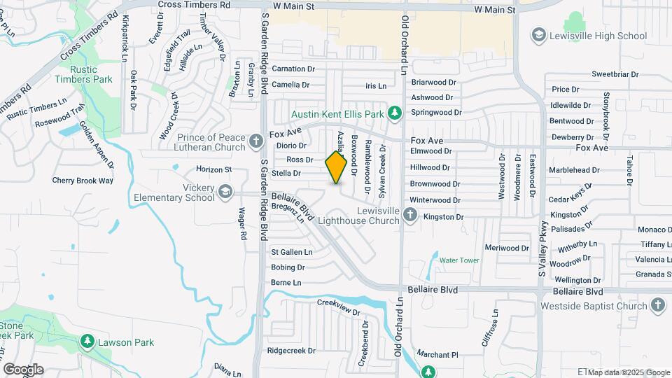 952 Azalia Dr Map and Location Details