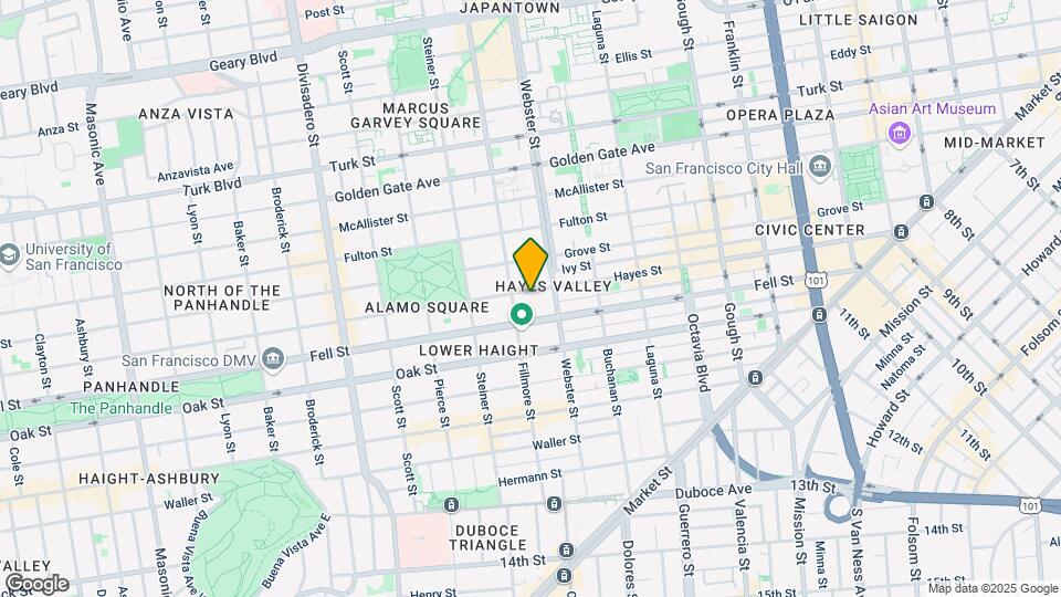 863 Hayes St Map and Location Details