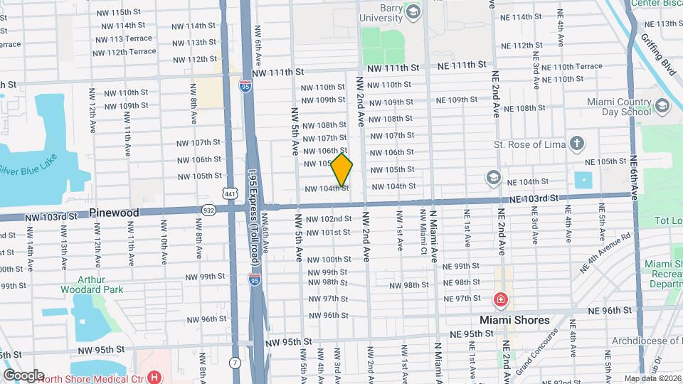 270 NW 104th St Map and Location Details