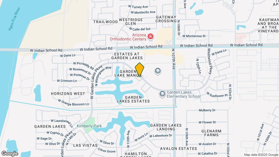3715 N Rosewood Ave Map and Location Details